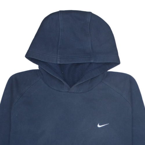 Nike Boys Blue Pullover Fleece Hoodie L 14-15 Years Regular Fit