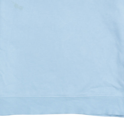 Calvin Klein Jeans Mens Blue Crew Neck Cotton Sweatshirt Size 14
