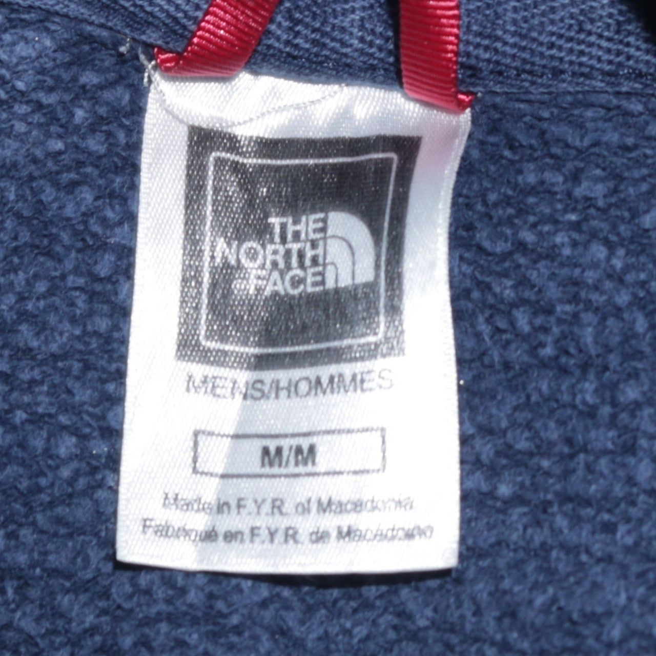The North Face Men's Blue Pullover Hoodie Medium Graphic Outdoor Sweatshirt