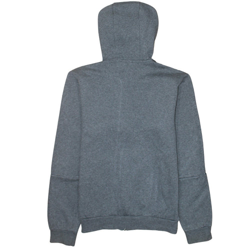 Adidas Men’s Grey Full Zip Hoodie Small Hooded Sweatshirt