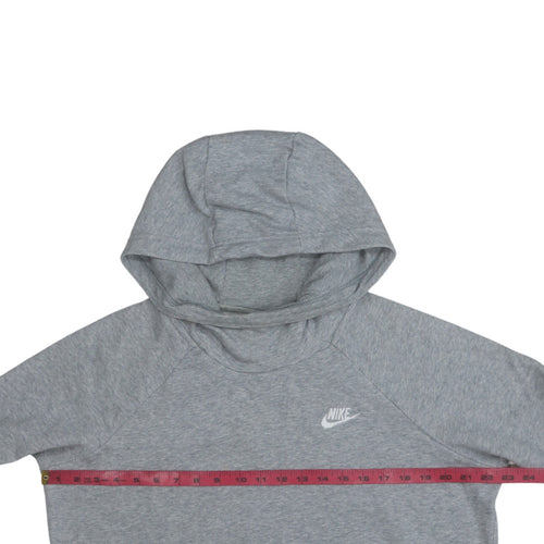 Nike Men's Grey Pullover Hoodie Size M Regular Fit Sportswear