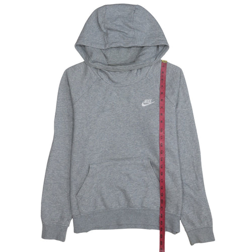 Nike Men's Grey Pullover Hoodie Size M Regular Fit Sportswear