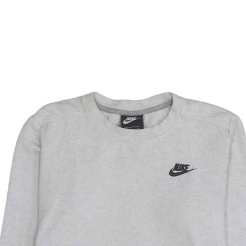 Nike Men's Grey Small Pullover Crew Neck Sweatshirt