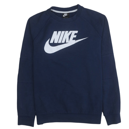 Nike Men's Blue Crew Neck Pullover Sweatshirt M Regular Fit