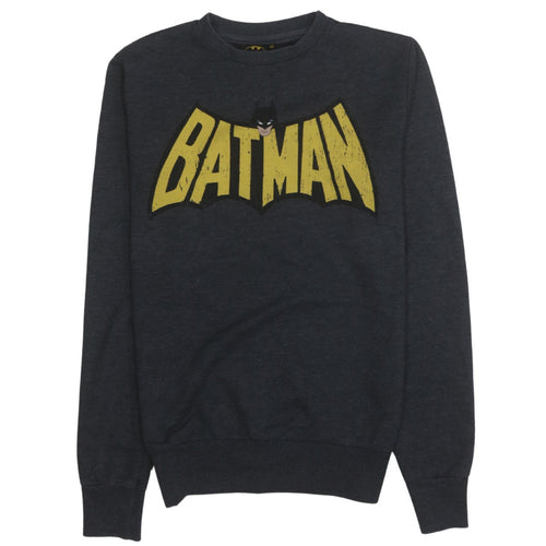 Batman Men's Black Graphic Pullover Sweatshirt XS