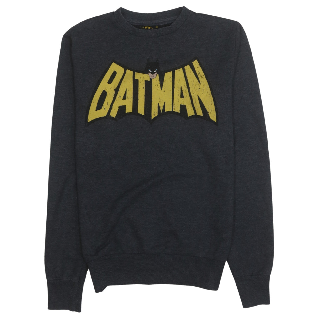 Batman Men's Black Graphic Pullover Sweatshirt XS