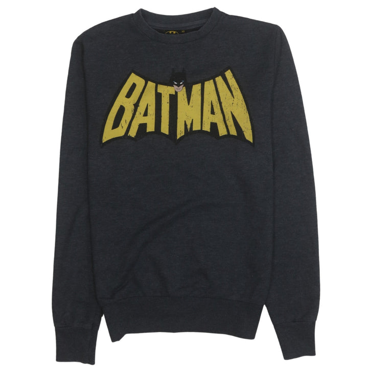 Batman Men's Black Graphic Pullover Sweatshirt XS