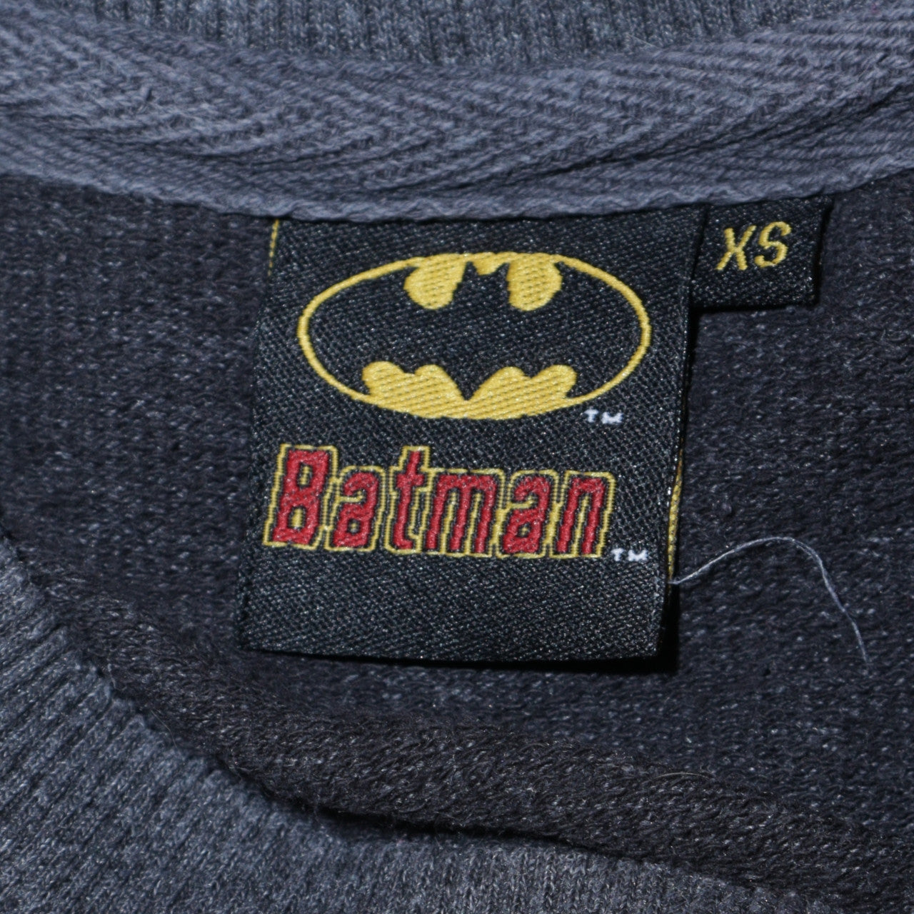 Batman Men's Black Graphic Pullover Sweatshirt XS