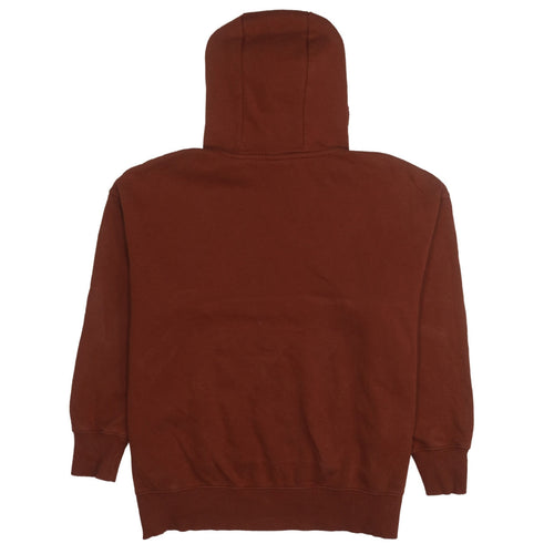Nike Women’s Brown Pullover Hoodie Large Cotton Blend Casual