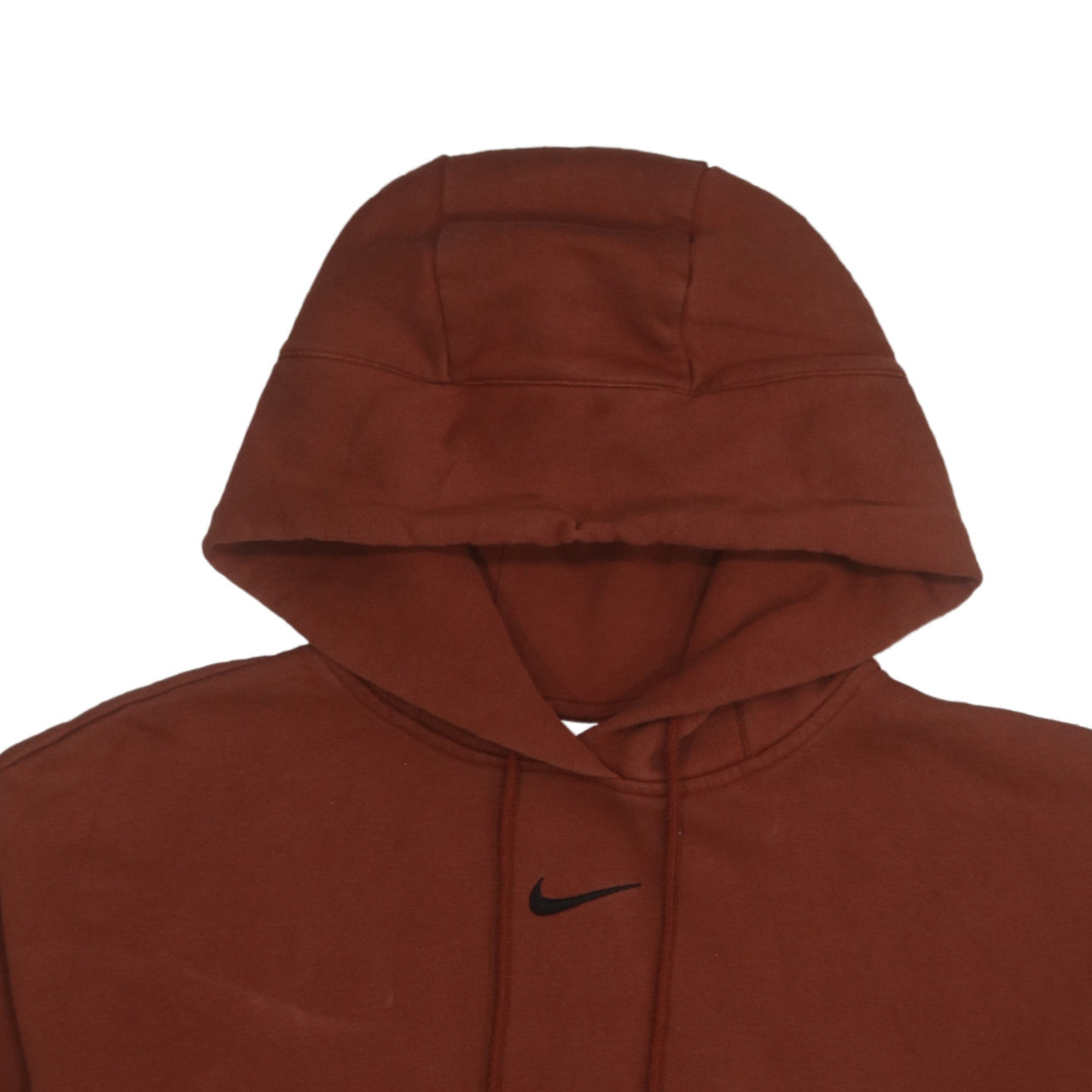 Nike Women’s Brown Pullover Hoodie Large Cotton Blend Casual