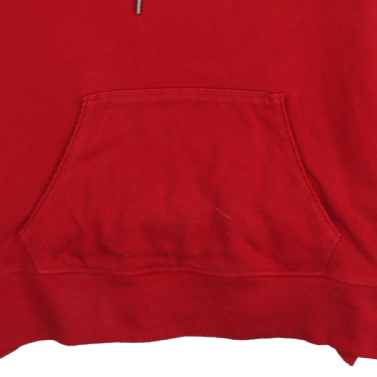Tommy Hilfiger Women Red Pullover Hoodie Medium Cotton Blend