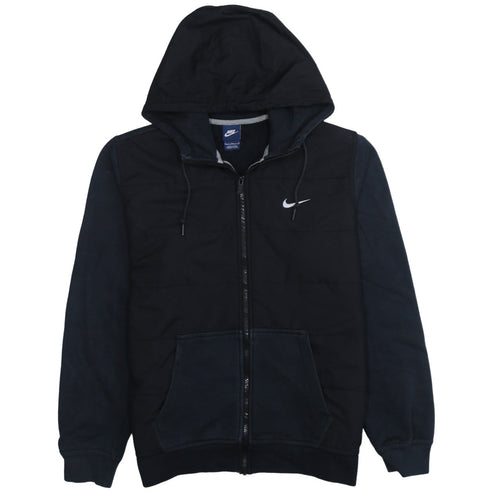 Nike Men's Black Size L Hooded Full Zip Track Jacket