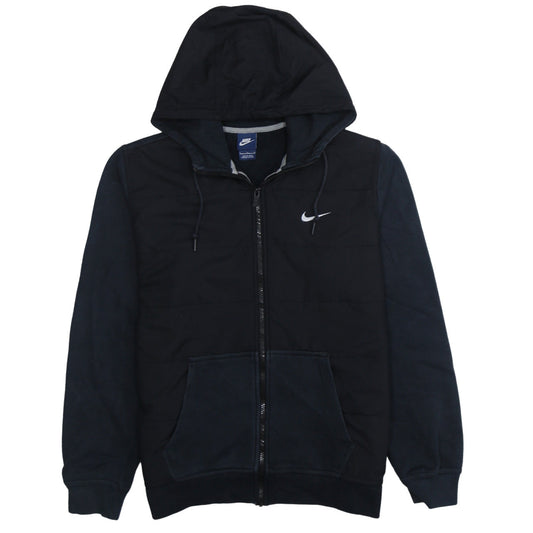 Nike Men's Black Size L Hooded Full Zip Track Jacket