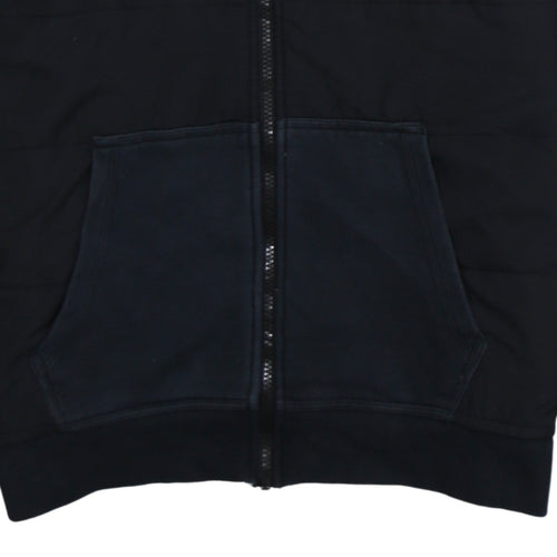 Nike Men's Black Size L Hooded Full Zip Track Jacket