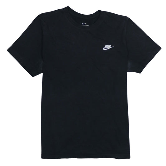 Nike Men's Black L Crew Neck Cotton Logo Classic T-Shirt