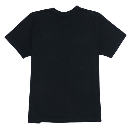 Nike Men's Black L Crew Neck Cotton Logo Classic T-Shirt
