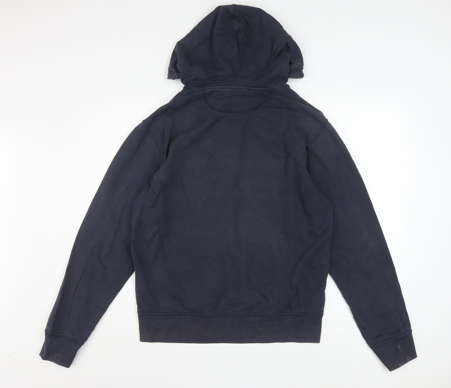 Timberland Men's Blue Logo Pullover Hoodie Size M Regular Fit