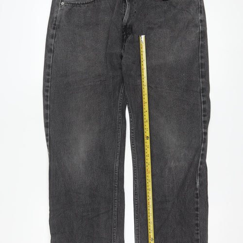 Levi's 501 Men's Black Straight Fit Denim Jeans 36W 32L Vintage