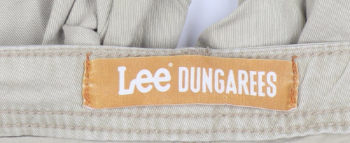 Lee Dungarees Men's Beige Cargo Shorts Size 42 Cotton Casual