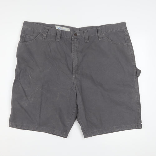 Wrangler Men's Grey Cotton Cargo Carpenter Shorts Size 44