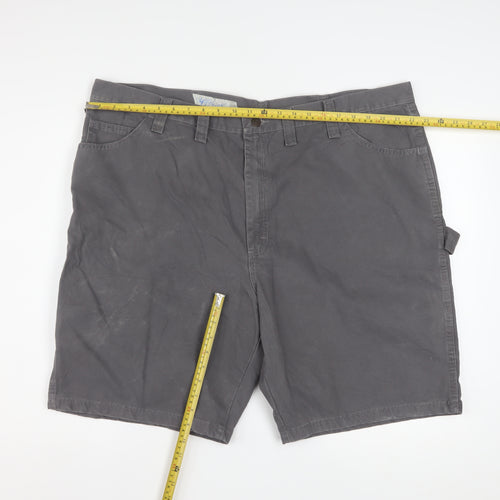 Wrangler Men's Grey Cotton Cargo Carpenter Shorts Size 44