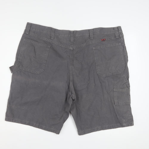 Wrangler Men's Grey Cotton Cargo Carpenter Shorts Size 44