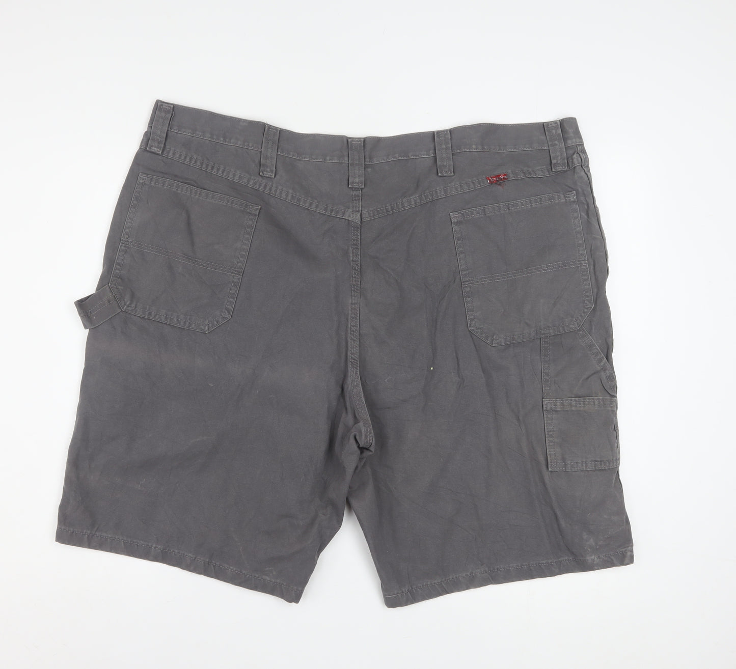 Wrangler Men's Grey Cotton Cargo Carpenter Shorts Size 44