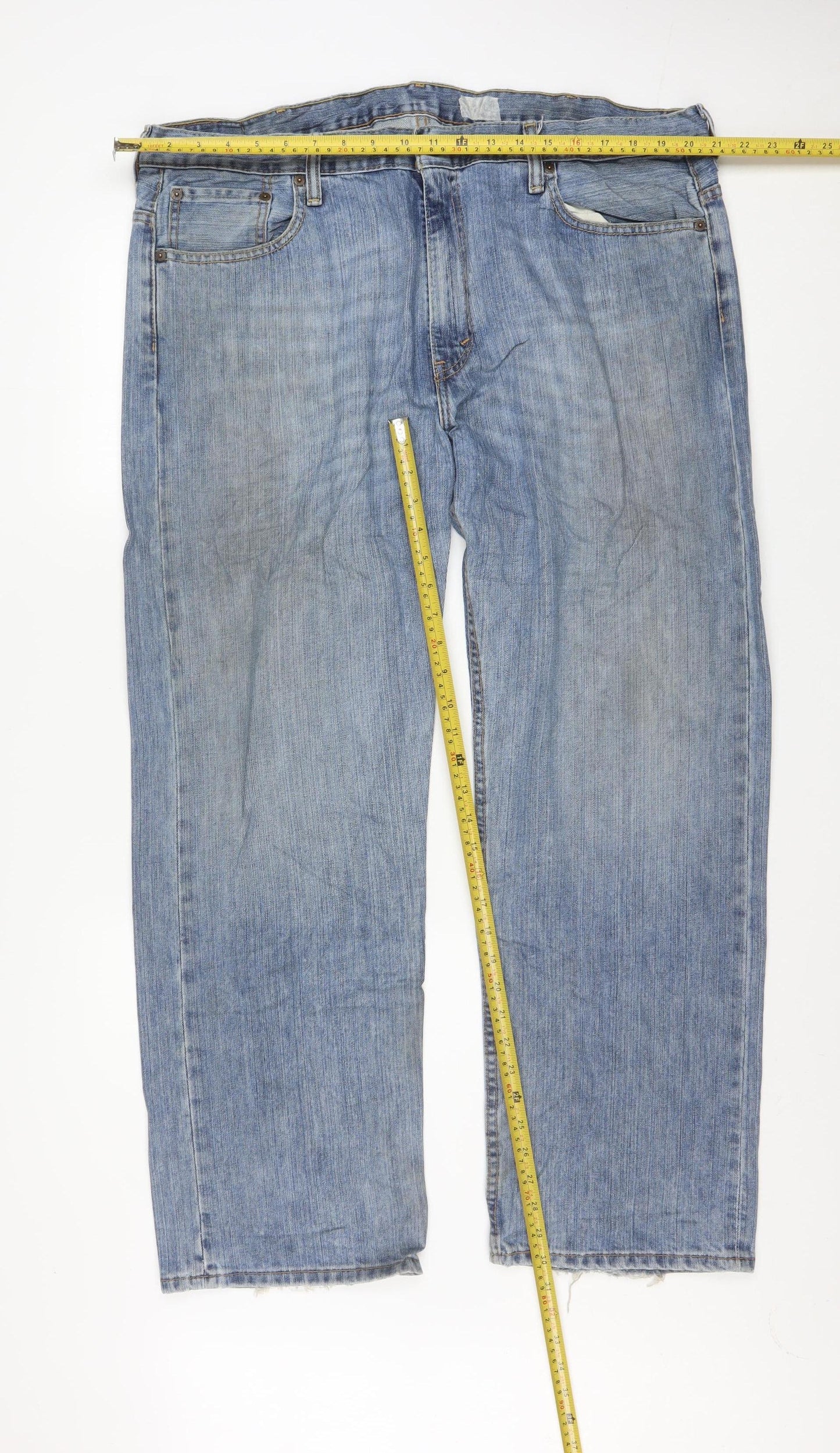 Levi's Men's Blue Straight Leg Jeans W38 L30 Denim