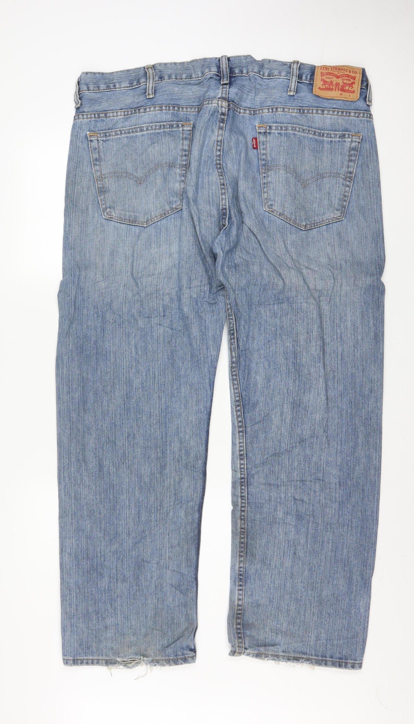 Levi's Men's Blue Straight Leg Jeans W38 L30 Denim