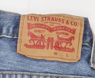 Levi's Men's Blue Straight Leg Jeans W38 L30 Denim