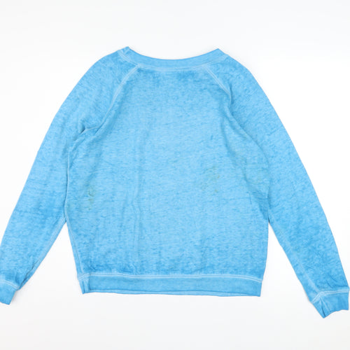 Disney Women's Blue Mickey Mouse Pullover Sweatshirt Size S