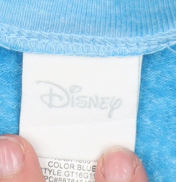 Disney Women's Blue Mickey Mouse Pullover Sweatshirt Size S