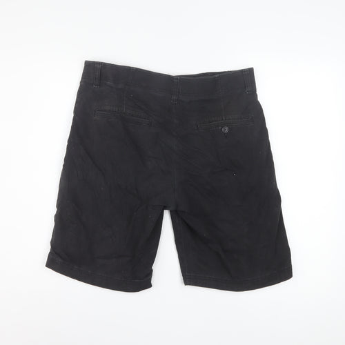 Lee Men's Black Chino Shorts Size 33 Regular Fit Cotton Stretch