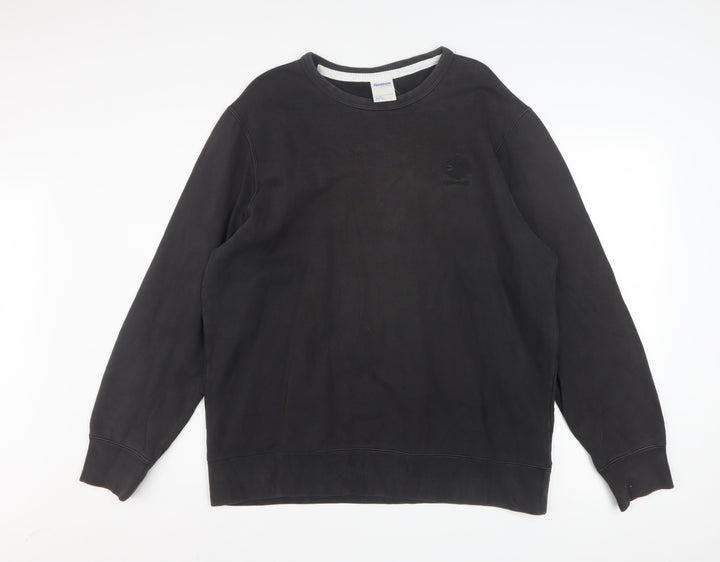 Reebok Men's Black XL Pullover Crew Neck Sweatshirt