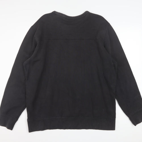 Reebok Men's Black XL Pullover Crew Neck Sweatshirt
