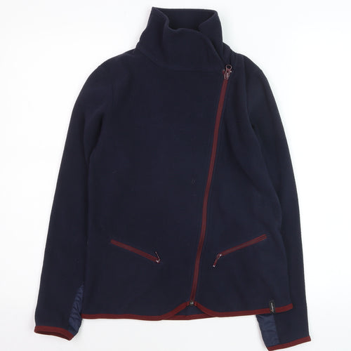 Fouganza Teens Blue Fleece Equestrian Jacket Size 14 Full Zip