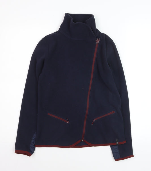 Fouganza Teens Blue Fleece Equestrian Jacket Size 14 Full Zip