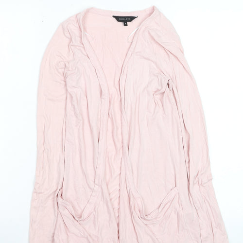 New Look Women's Pink Size 8 Lightweight Long Sleeve Cardigan