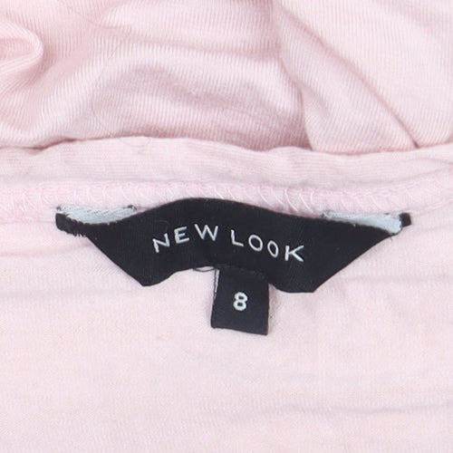New Look Women's Pink Size 8 Lightweight Long Sleeve Cardigan