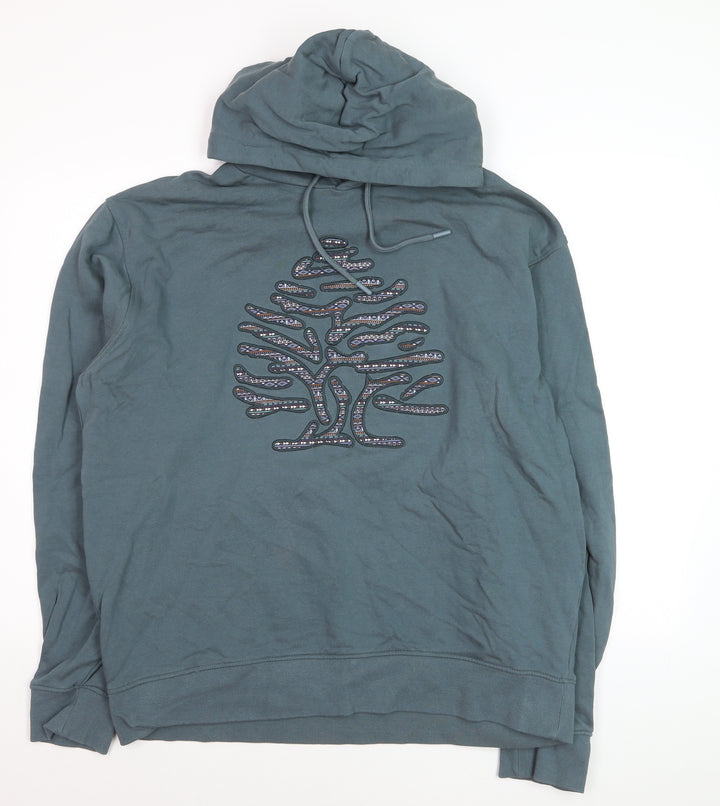 Springfield Men’s Green 2XL Pullover Hoodie with Embroidered Logo