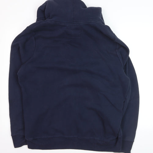 Hollister Men’s Blue Pullover Hoodie 2XL Fleece Lined Sweatshirt