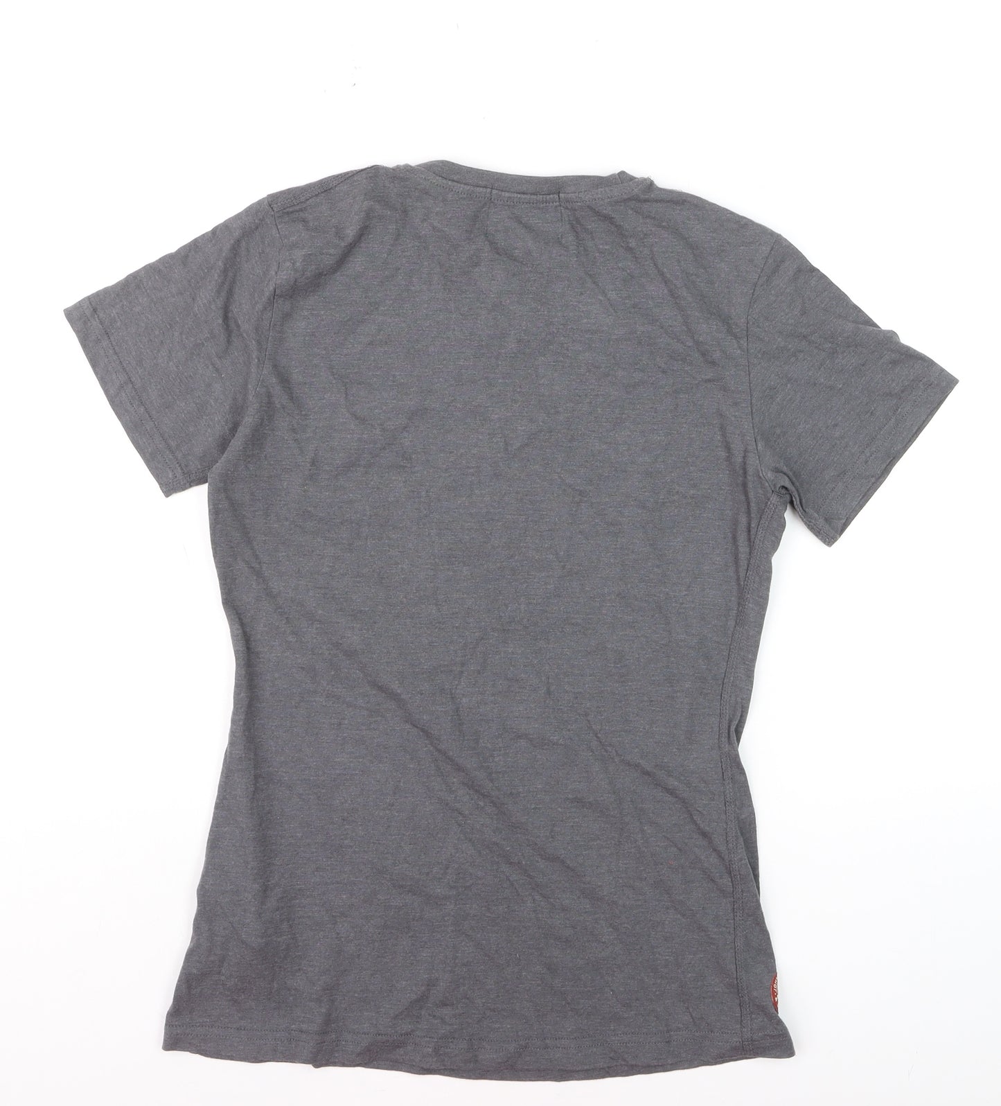 Jameson Mens Grey Graphic Logo T-Shirt Size L Cotton Blend