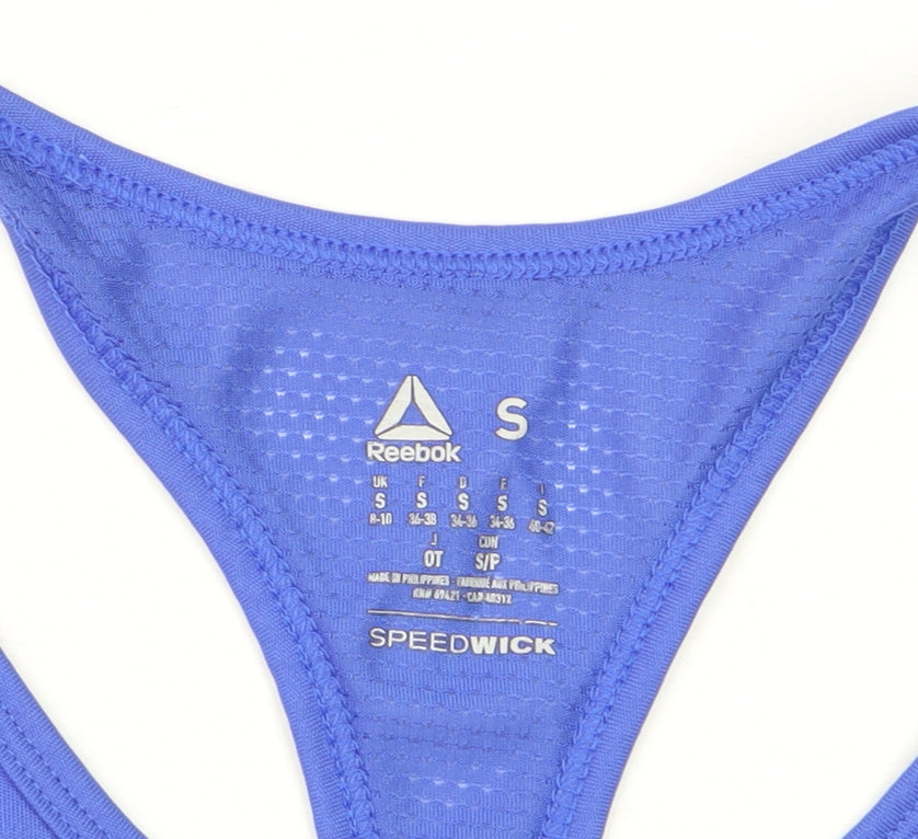 Reebok Women's Blue Speedwick Racerback Tank Top Size S