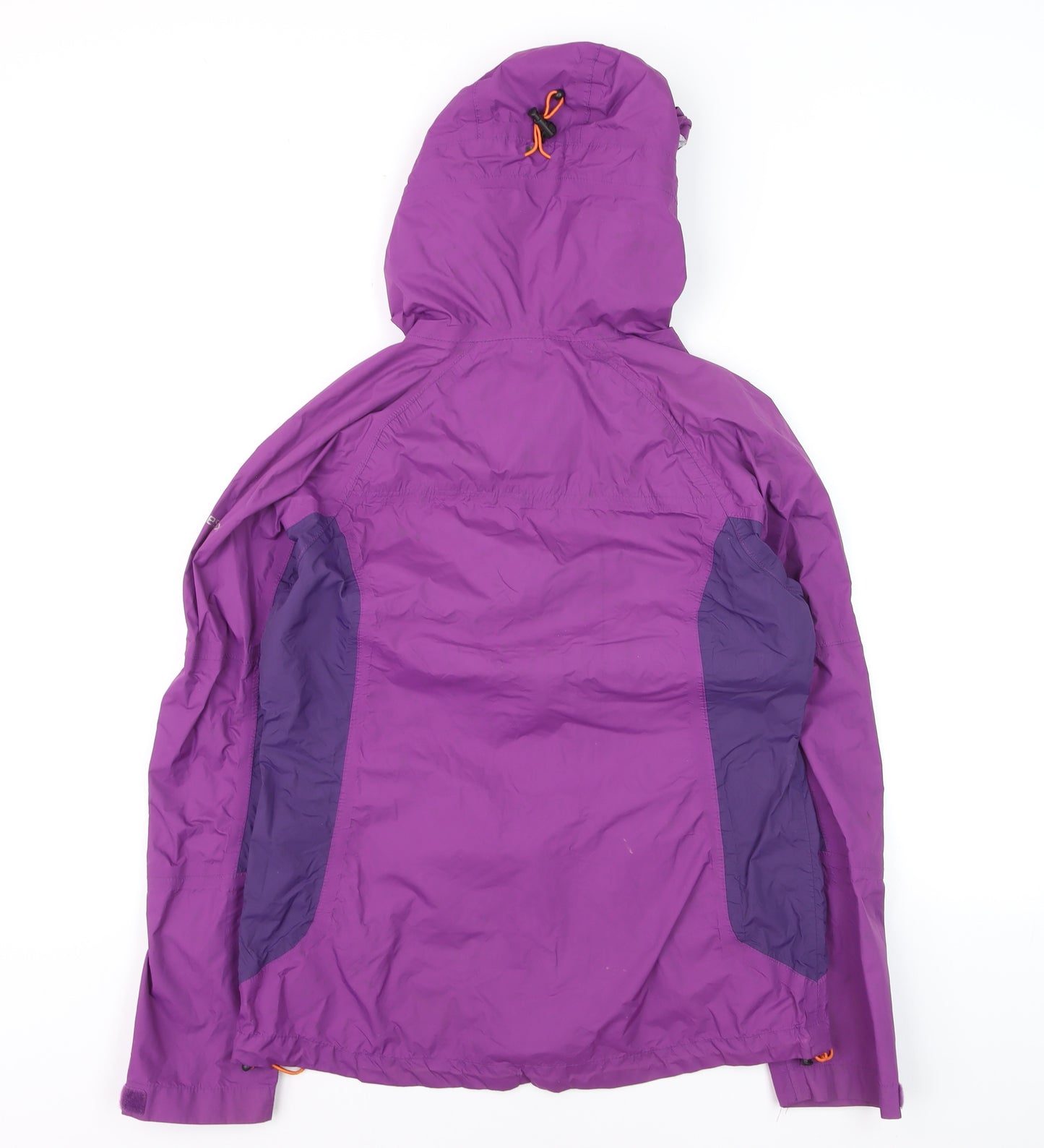Trespass Womens Purple XS Waterproof Hooded Rain Coat with Taped Seams