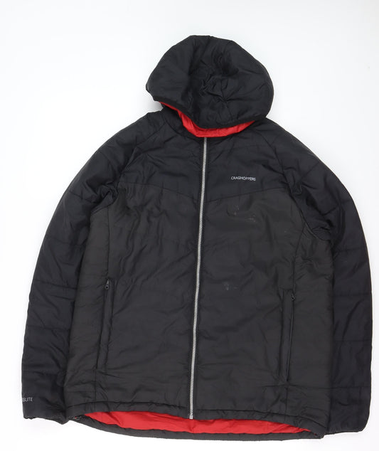 Craghoppers Men's Black XL Hooded Insulated Puffer Jacket