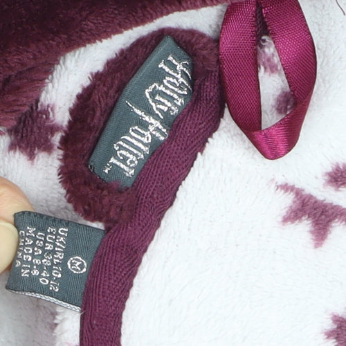 Harry Potter Girls Red Hooded Velour Robe 12 Years Winter Belted Hogwarts Nightwear