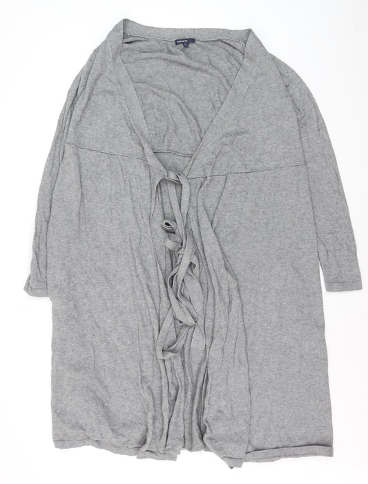 Gap Maternity Grey V-Neck Long Sleeve Cardigan Women's S