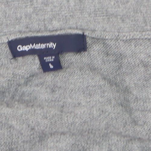 Gap Maternity Grey V-Neck Long Sleeve Cardigan Women's S