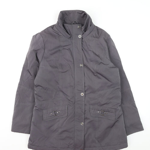 Bx Outerwear Men's Grey Polyester Parka Coat Size 38 Regular