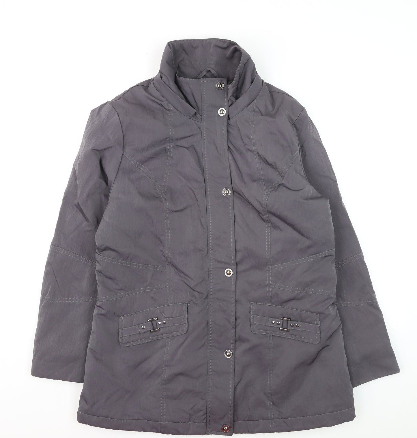 Bx Outerwear Men's Grey Polyester Parka Coat Size 38 Regular
